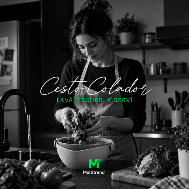 Cesto Colador Desmontable Frutas y Verduras
