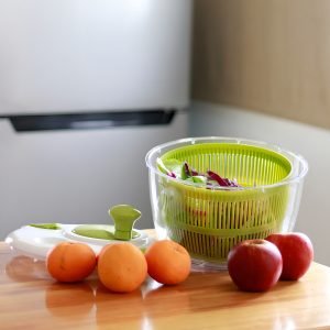 Centrifuga Secador De Lechuga Frutas Salad Spinner Color Verde