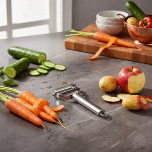 Pelador Manual Multifunción Acero Inoxidable Verduras Frutas
