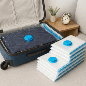 Bolsa Al Vacío Genérica 60x80 Cm Para Guardar Ropa Y Sabanas