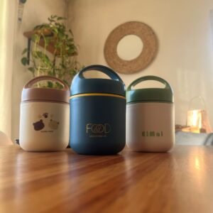 Lunchera Tupper Térmica Hermética Acero Inox. Comida Fresca