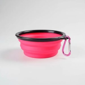 Plato Plegable En Silicona Comedero - Bebedero Para Mascotas