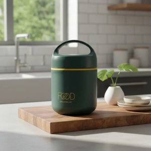 Lunchera Tupper Térmica Hermética Acero Inox. Comida Fresca