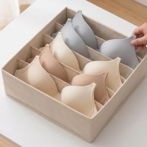 Organizador Plegable De Ropa Interior 6 Divisiones Apilable