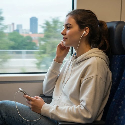 Auriculares In-ear Blancos Ligthing - Imagen 4