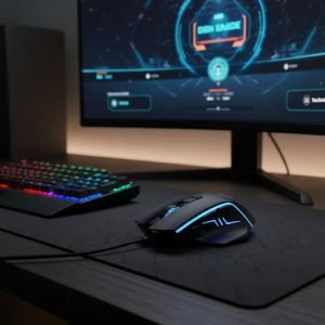Mouse Gamer Imice Alámbrico Usb Con Luces Led Negro