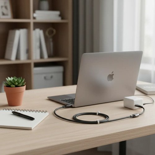 Cable De Datos Usb-c A Usb-c Dompro C10b - Imagen 2