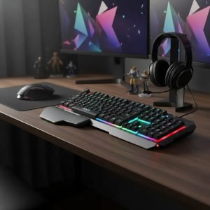 Teclado Gamer Imice Gk-700 Retroiluminado Con Apoya Muñeca