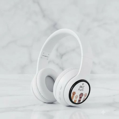 Auriculares Vincha Inalámbricos Akz 08c Para Niños - Imagen 4