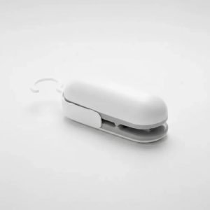 Sellador Bolsas Térmico Y Cortador Portátil Color Blanco