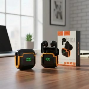 Auriculares inalámbricos Lehmox Bluetooth 5.3 LEF-Pro90, batería de 4 horas, color negro, verde oscuro y luz