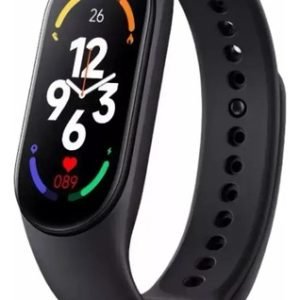 Pulsera Inteligente Band M7 Con Monitorización Cardíaca, Funda Negra, Pulsera Negra, Bisel Negro, Diseño De Correa, Lisa Liso